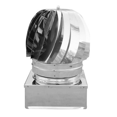 DK 412-482-350 TIRAFUMI BASE QUADRA ACCIAIO INOX