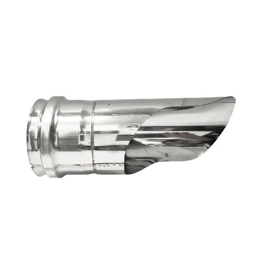 DK 412-4882-100 TERMINALE GOMITO INOX 304 CON CAPPELLO DRITTO