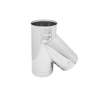 DK 412-565-250 BRAGA IN ACCIAIO 316L A 135° PER CANNE FUMARIE