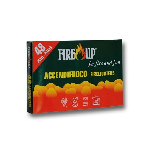 senza ACCENDIFUOCO BIANCO FIRE48