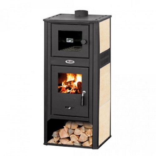 senza 412-VLLUC-BE STUFA A LEGNA CON FORNO LUCREZIA 12-13 KW