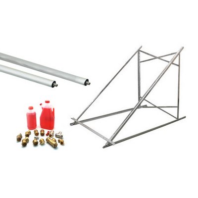 ATON 415-KMP-06 KIT STAFFE E ACCESSORI PER IMPIANTO SISTEMA SOLARE ATON 415-KMN