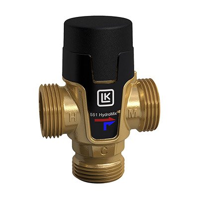 LKARM 415-V0653-06 MISCELATORE TERMOSTATICO HYDRO MIX LK 551 FILETTATURA MASCHIO