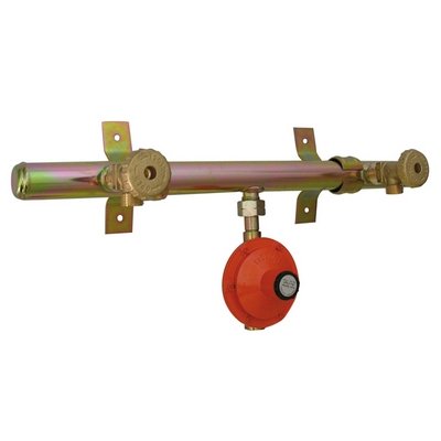 DK 420-500 CENTRALINA GAS 2 ELEMENTI  CON ATTACCO CENTRALE