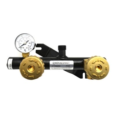 NOVAC 420-503-3 CENTRALINA GAS COMPATTA CON MANOMETRO E VALVOLA DI SICUREZZA