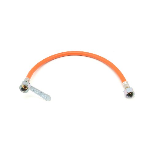 ATON  FLESSIBILE GAS FF IN GOMMA CON CHIAVETTA cm 200