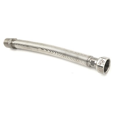 ATON 422-761-05 FLESSIBILE INOX RACCORDO IN OTTONE MM 220 / 420  (per Acqua)
