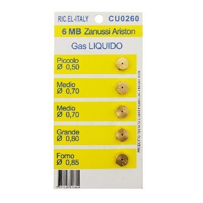 senza 423-850-G KIT 5 PZ. UGELLI 6MB