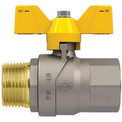 FIV 424-5301-06 VALVOLA A SFERA GAS CON FARFALLA FUTURGAS MF