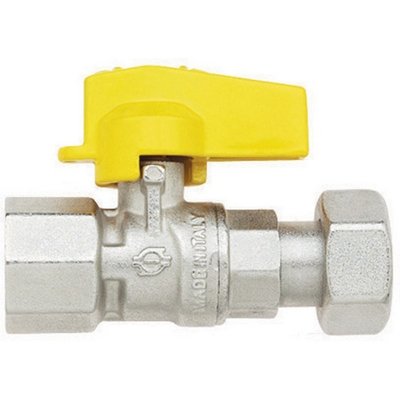 FIV 424-5610-04 RUBINETTO A SFERA CON LEVA NORMGAS DIRITTO FEM - GIREVOLE FEM.