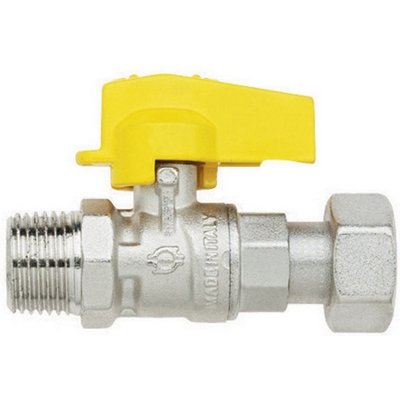 FIV 424-5611-0405 RUBINETTO A SFERA DIRITTO CON LEVETTA NORMGAS MASCHIO-GIRELLO FEMMINA