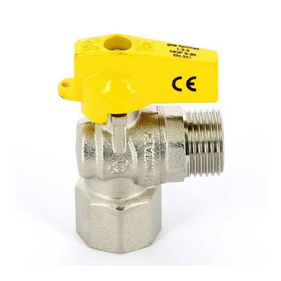 FIV 424-5635-04 RUBINETTO A SFERA SQUADRA FEMMINA ISO 7   MASCHIO ISO 228