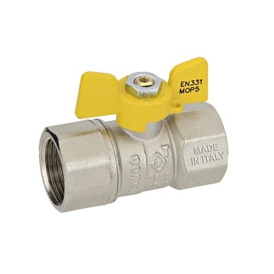 BUGAT 424-700-05 VALVOLA A SFERA GAS FF CON FARFALLA MOD. DAKOTA
