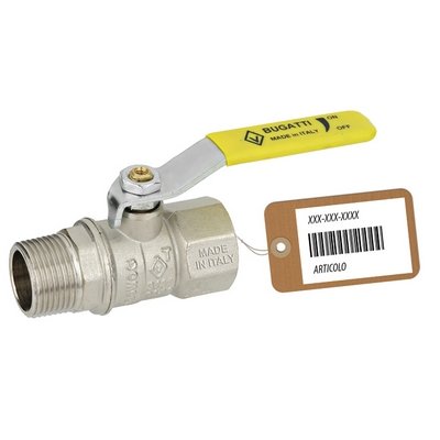 FAIDF 424-703F-05 VALVOLA A SFERA GAS MF LEVA LUNGA MOD. DAKOTA F-BRICO