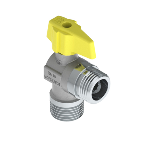 EUROT VALVOLA A SFERA PER GAS ANGOLO MM 1/2