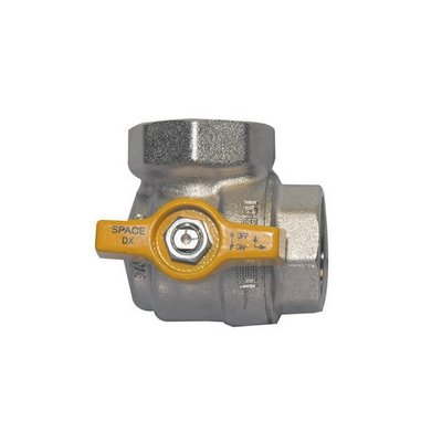 EFFEB 424-9102-05 VALVOLA A SFERA AD ANGOLO FF C/FARFALLA PER GAS