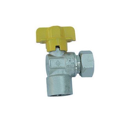 BUGAT 424-912-04 RUBINETTO GAS SQUADRA F CON BOCCHETTONE