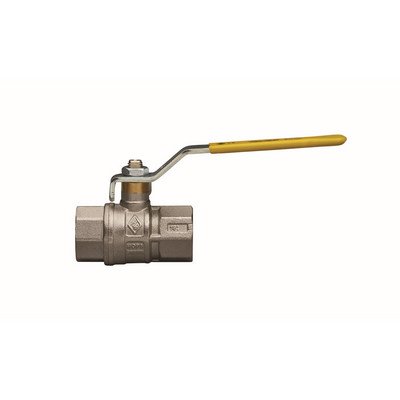 RB 424-R6273-06 VALVOLA A SFERA PER GAS A PASSAGGIO TOTALE FIL. FF CON LEVA ACCIAIO