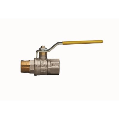 RB 424-R6274-06 VALVOLA A SFERA PER GAS A PASSAGGIO TOTALE FIL. MF CON LEVA IN ACCIAIO