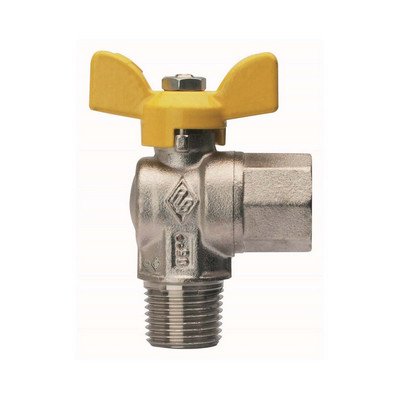 RB 424-R9086-04 VALVOLA A SFERA PER GAS A SQUADRA  FIL M ATTACCO F