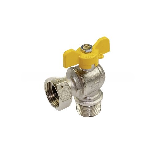 TIEMM 424-T2224G-0405 VALVOLA A SFERA A SQUADRA MASCHIO PER GAS CON GIRELLO