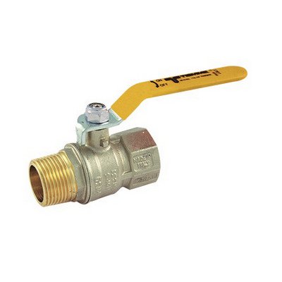 TIEMM 424-T2381G-08 VALVOLA A SFERA GAS MF CON LEVA PIATTA