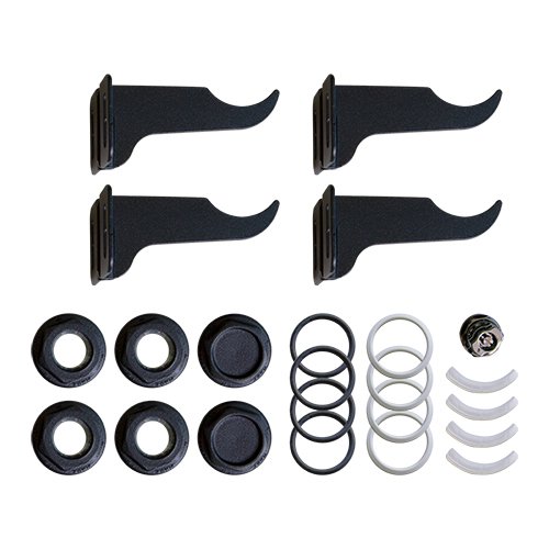 FONDI KIT DI FISSAGGIO PER RADIATORI COLORATI 1/2 Black Coffee