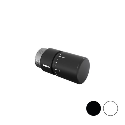 ZEHND TESTA TERMOSTATICA A LIQUIDO ZEHNDER DESIGN Nero