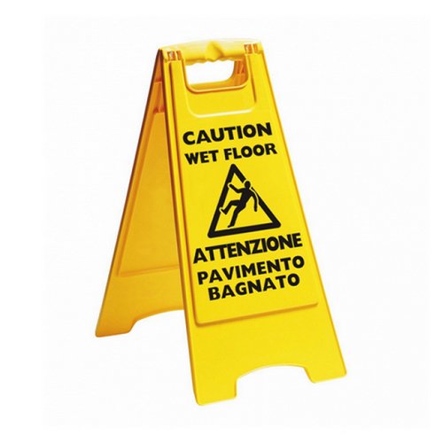 FF 600-D80363 PANNELLO IN PLASTICA AVVISO PAVIMENTO BAGNATO