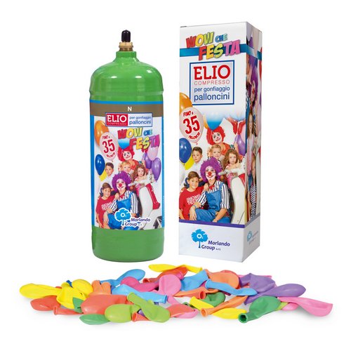 senza 600-MLP2016-35 BOMBOLA ELIO CON PALLONCINI KIT PARTY