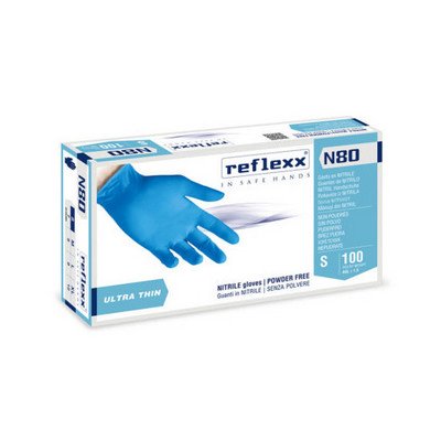 REFLE 600-RN80-XL 100 PZ GUANTI IN NITRILE ULTRA SOTTILI N80B
