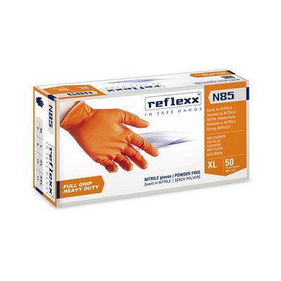 REFLE 600-RN85-OL 50 PZ GUANTI IN NITRILE FULL GRIP N85