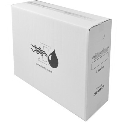 DH 601-PCCE100 IMBALLO IN CARTONE PER LAVABO CM 65x22 x H. 49