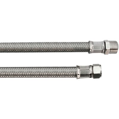DH    FLESSIBILE INOX MODELLO GIGANTE CM. 50 MF 3/8 X 1/2