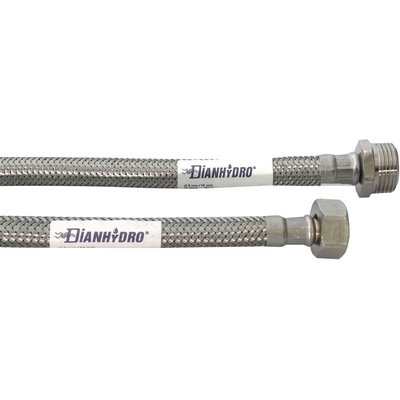 DH F221-IN025-F44 FLESSIBILE INOX MODELLO NORMALE  CM. 25
