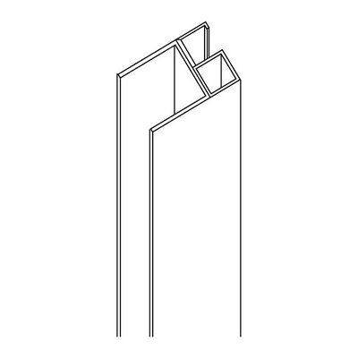 DH R100-A500 RICAMBIO PROFILO VERTICALE PER LINEA OXYGEN AD ANGOLO E CIRCOLARE
