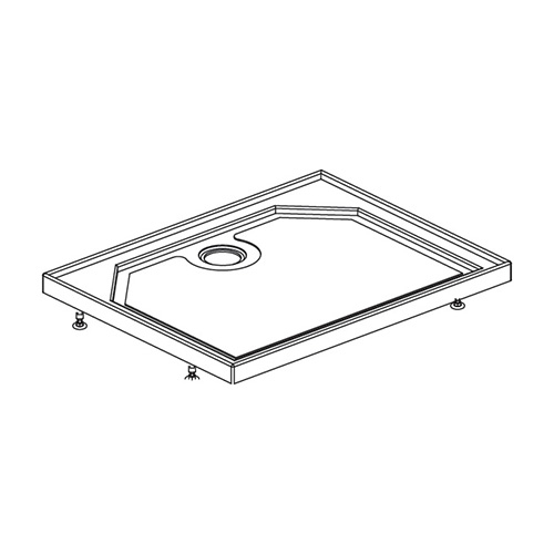 DH    PIATTO DOCCIA PER BOX KENYA Cm 70-90