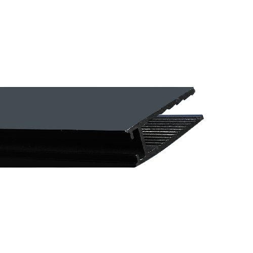 DH    PROFILO BASSO CON GUARNIZIONE A SPILLO WALK-IN CLEVER Nero cm 140