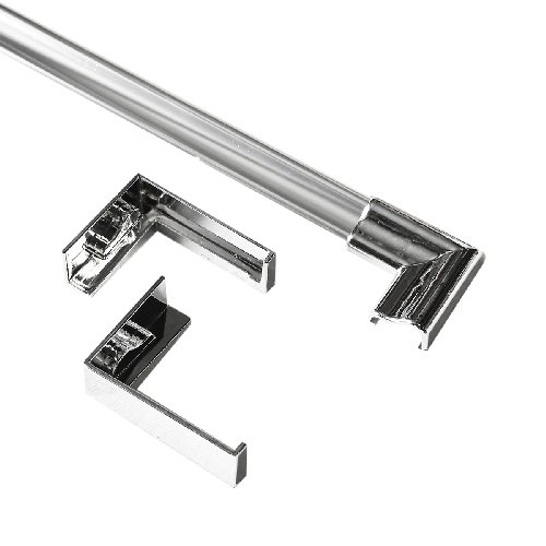 DH    PROFILO BARRIERA PER WALK-IN CLEVER Cromo