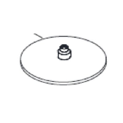 DH R100-PST303 SOFFIONE DOCCIA PER NS. ART. 100-PAB-B/N