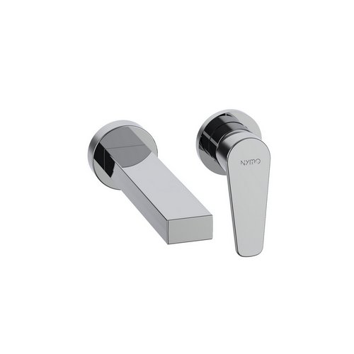 NYMO Y279-SM115-CR MISCELATORE MONOCOMANDO LAVABO A MURO SERIE SMERALDO