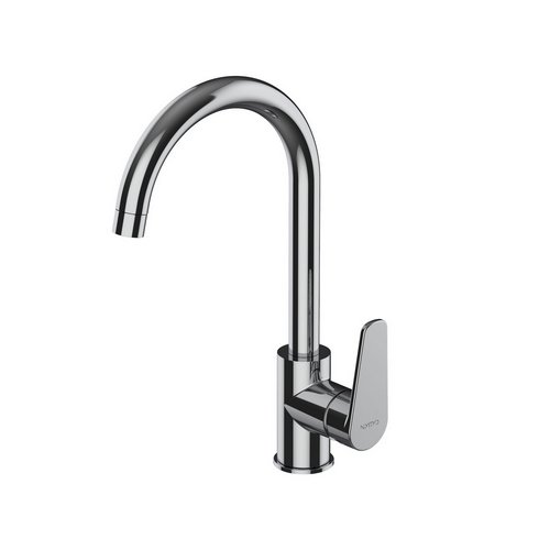 NYMO Y279-SM162-CR MISCELATORE MONOCOMANDO LAVELLO CANNA TONDA SERIE SMERALDO