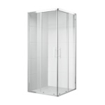 DHIMP 1 LATO PER DOCCIA ANGOLARE CRISTALLO LINEA ZEN cm 80