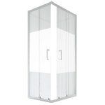 DHIMP - 1 LATO PER DOCCIA ANGOLARE CRISTALLO SERIGRAFATO LINEA ESSENTIAL