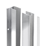 DHIMP 100-GWD COPPIA PROFILI PER FISSAGGIO A MURO PER WALK-IN ESSENTIAL