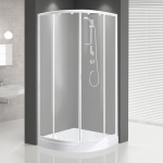 ESCLU - BOX DOCCIA SEMICIRCOLARE TRIS LUX ACRILICO