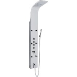 METAF - PARETE ATTREZZATA MULTIFUNZIONE MOD. NIAGARA INOX LUCIDO