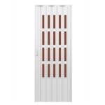 DH 100-UPVNR-083 PORTA D'ARREDO PER INTERNO A SOFFIETTO CON VETRO NIAGARA BRONZO