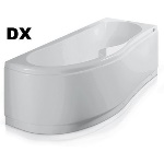 GLADH - GUSCIO VASCA RETTANGOLARE MOD. GENNY CON PANNELLO