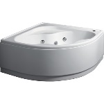 GLADH - VASCA ANGOLARE CON IDROMASSAGGIO E PANNELLO MOD. AMBRA